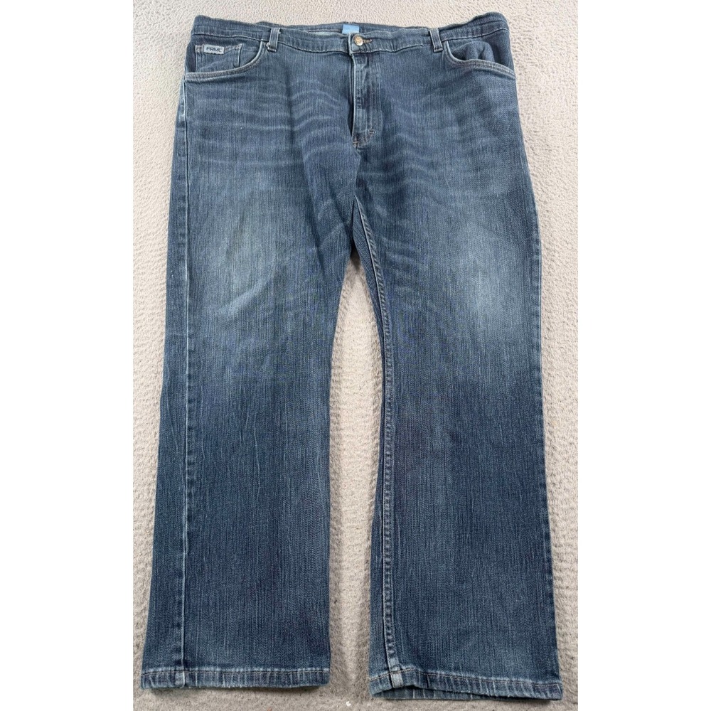 Tyndale FRMC Jeans Men's 42x29 Blue Denim Straight Leg Flame Resistant CAT2
